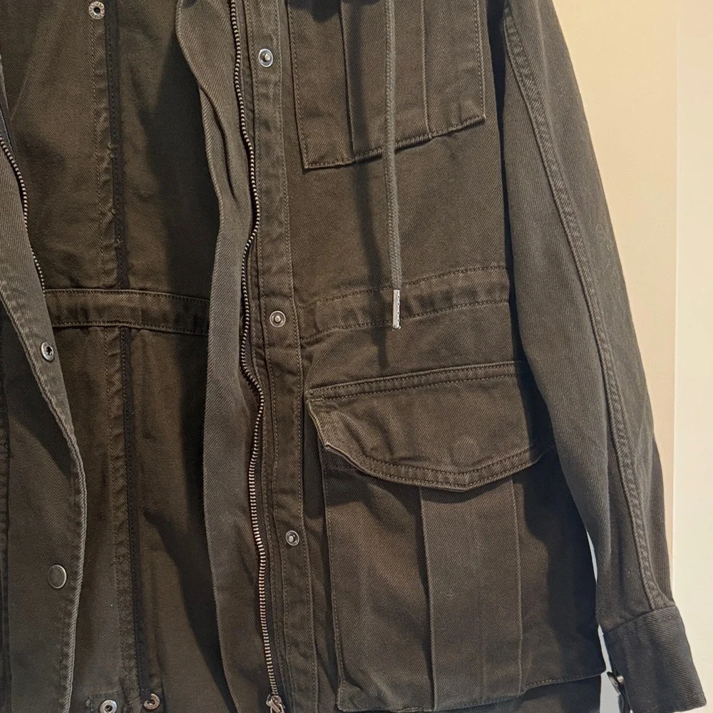 DL1961 Dark Olive Military Jacket - Picture 3 of 4